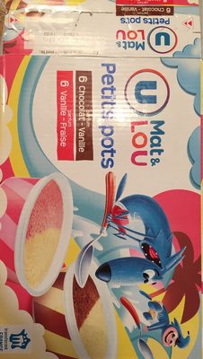 Petits pots vanille fraise & vanille chocolat x12, 342g