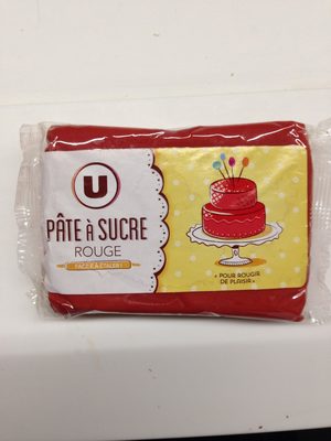 Pâte à sucre paton rouge