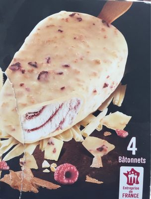 Bâtonnets glacés folie lactée fruits rouges - x4 278g