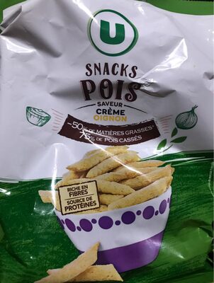 Snack pois saveur crème oignon 60g