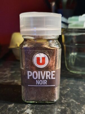 Poivre noir moulu format classique, 45g