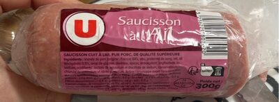 Saucisson à l'ail nature - 300g