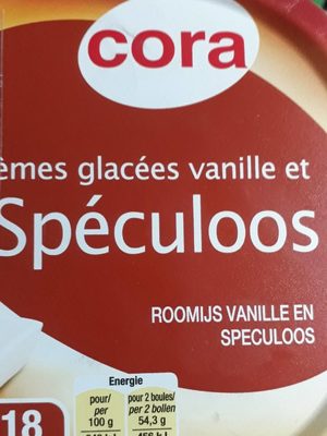 Crème vanille et spéculoos