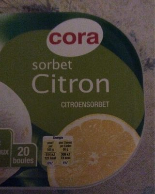 Sorbet citron