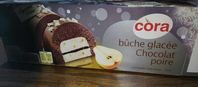 Bûche glacée chocolat poire