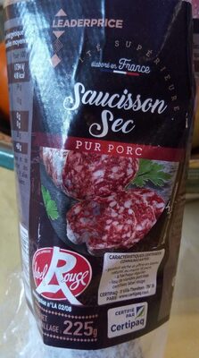 Saucisson sec pur porc label rouge