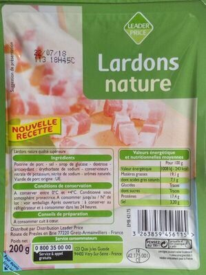 Lardons nature