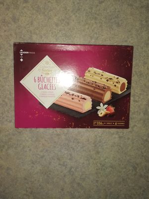 6 bûchettes glacées