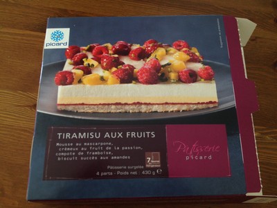 Tiramisu aux fruits