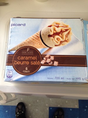 6 Cônes Caramel Beurre Salé