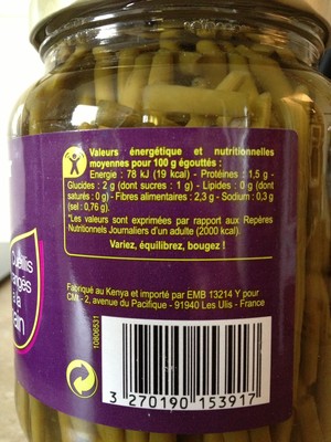 Haricots verts extra-fins