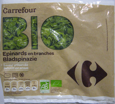Épinards en branches bio