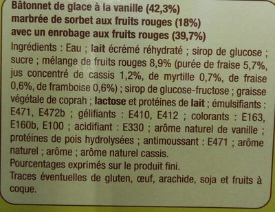 Glace batonnet