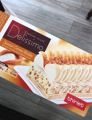 Delissimo saveur crème brûlée