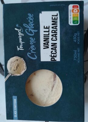 Crème glacée vanille pécan caramel
