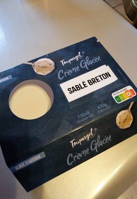 Toupargel crème glacée-sablé breton