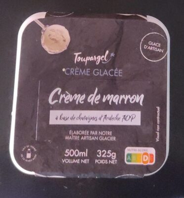Crème glacée à la crème de marron