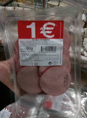 Cervelas 10 tranches