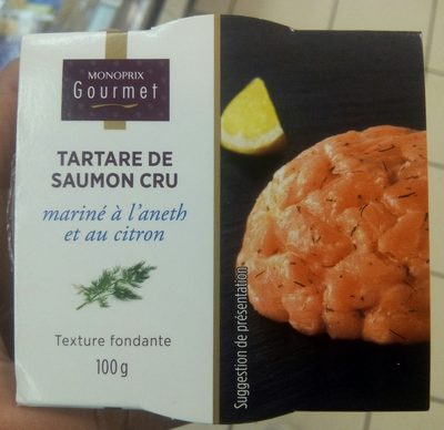 Tartare de saumon cru