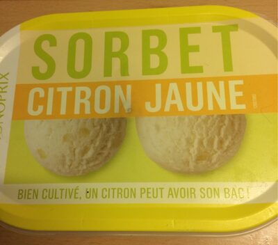Sorbet citron jaune