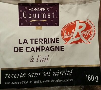 La terrine de campagne à l'ail