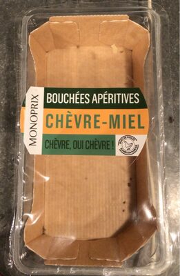 Bouchee aperitive chevre miel