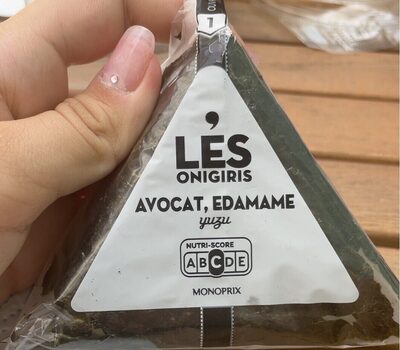 Onigris avocat edame yuzu