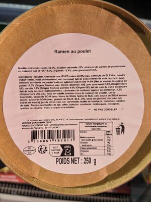 Ramen poulet
