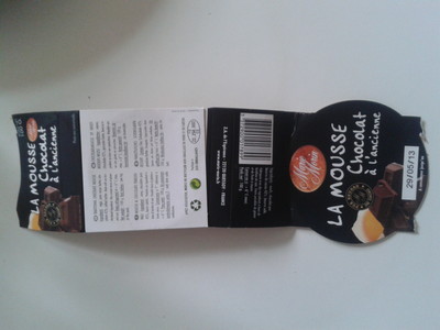 Mousse au chocolat à l'ancienne