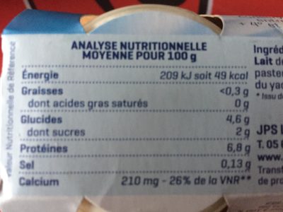 Yaourt tradition lait de brebis