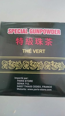 Thé vert (spécial gunpowder)