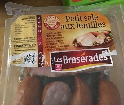 Lentilles petit salé