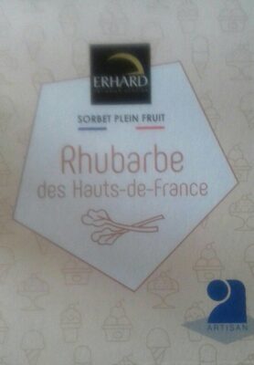 Sorbet plein fruit Rhubarbe des Hauts-de-France