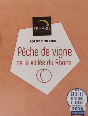 Sorbet pêche de vigne