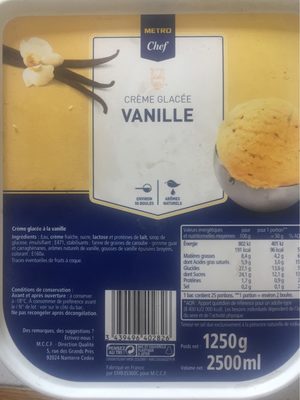 Crème Glacée Vanille