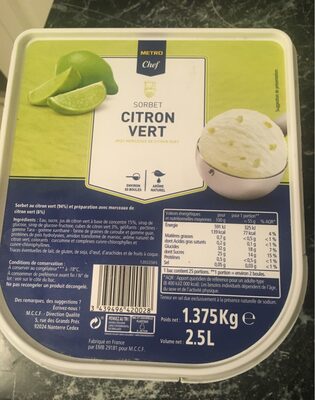 Sorbet Citron Vert