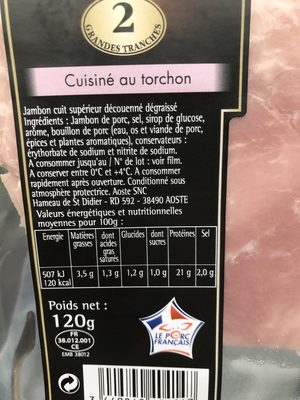 Jambon cuit Supérieur
