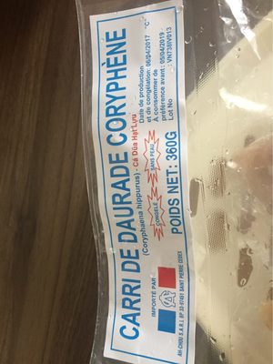 Carri de daurade coryphène