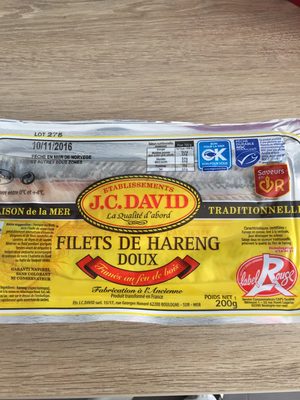 Filets de Hareng doux fumés