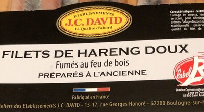 Filets de hareng doux