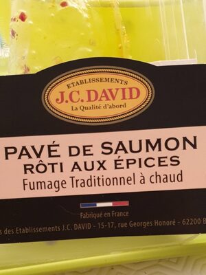 Pavé de saumon rôti aux épices