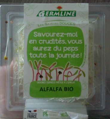 Graines germées alfalfa bio