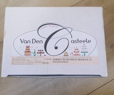 Sorbet plein fruit mangue