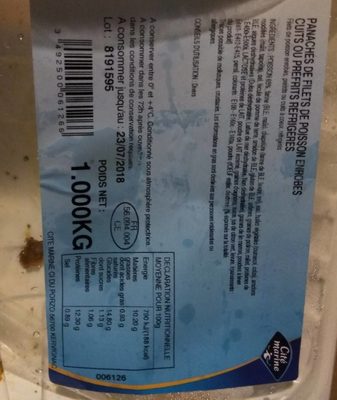 Panache de filet de poisson