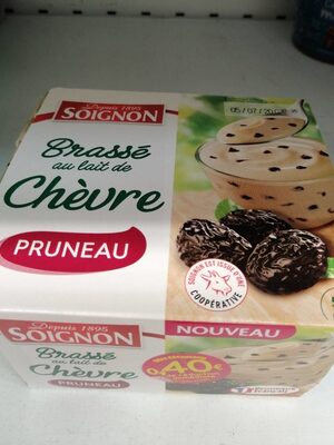 Yaourt au lait de chèvre doux et onctueux au pruneau 4 x 125 g