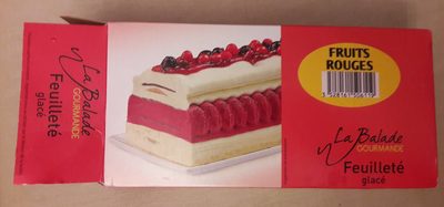 feuilleté glacé fruits rouges