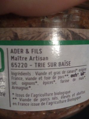 Pate aucanard