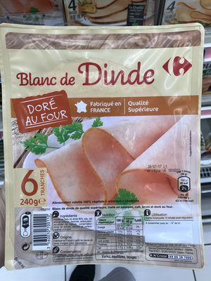 Blanc de Dinde Doré au four