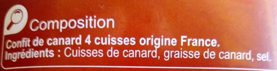 Confit de canard 4 cuisses