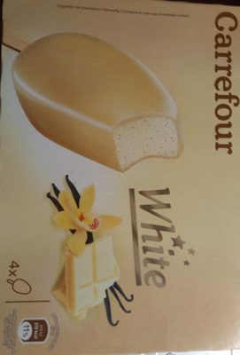 White Chocolate Chocolat blanc, cœur vanille
